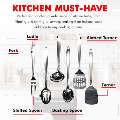 Chef Craft 6-Piece Kitchen Utensils