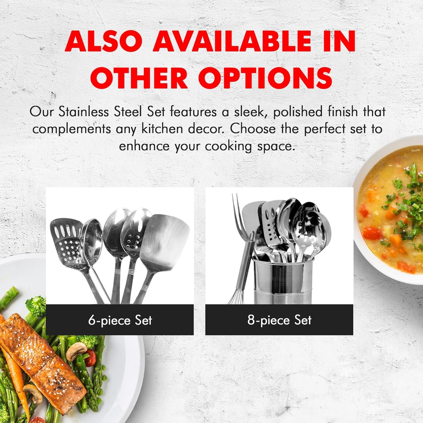 Chef Craft 8-Piece Kitchen Utensils