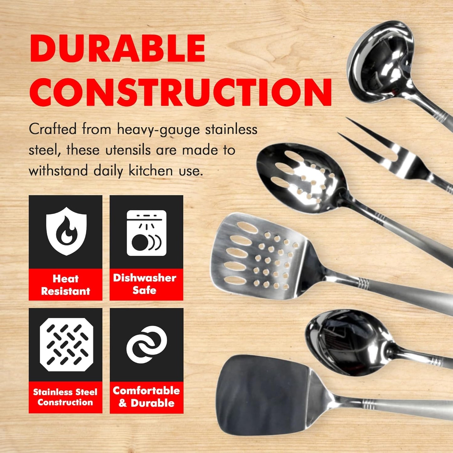 Chef Craft 6-Piece Kitchen Utensils